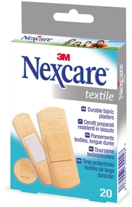NexCare 3M Textile Strips Assortiment 20 Pleisters