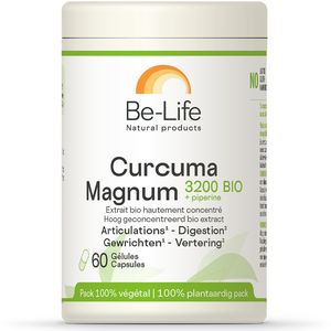Be Life Kurkuma Magnum 3200 Bio 60 Capsules