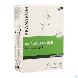 Pranarôm Aromaforce Inhalatiecapsules 15 Unidoses Bio