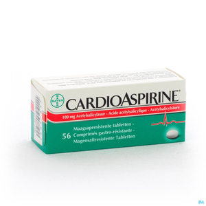 CardioAspirine 100mg 56 Maagsapresistente Tabletten