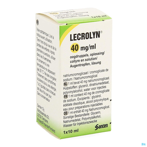 Lecrolyn 40 mg/ml Collyre In Oplossing 10 ml