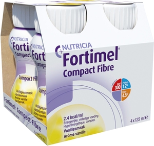 Fortimel Compact Vezel Vanille 4x125ml