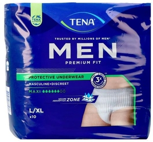 TENA Men Premium Fit Pants L/XL10 stuks