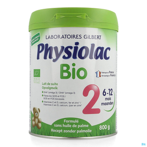 Physiolac Bio 2 Poedermelk Nieuwe Formule 800 g