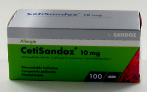CetiSandoz 10mg 100 Tabletten