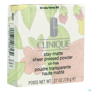 Clinique Stay Matte Compact Poeder Stay Honey 7,6 g