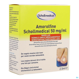 Scholl Amorolfine Vao 50 mg/ml 2,5 ml