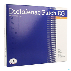 Diclofenac Patch EG 140mg 5 Pleisters