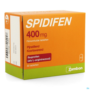 Spidifen 400 mg filmomhulde tabletten 30