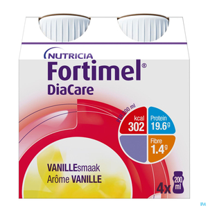 Fortimel Diacare Vanille 4x200 ml