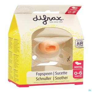 Difrax Fopspeen Silicoon Mini-dental Girl 0-6m 799