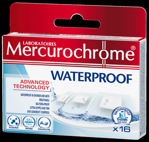 Mercurochrome Pleisters Waterproof 16 Stuks