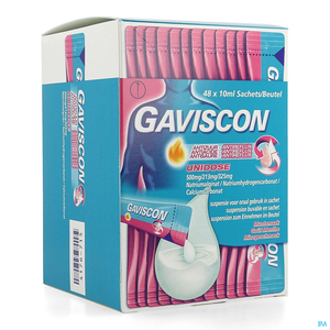 Gaviscon Antireflux drinkbare suspensie 48 zakjes