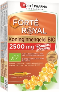 Forte Pharma Koninginnenbrood Bio 2500 mg 20 x 15 Ampullen