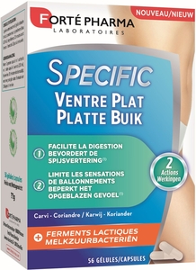 Forté Pharma Specific Platte Buik 56 Capsules