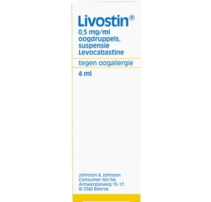 Livostin 0,5 mg / ml Oogdruppels 4 ml