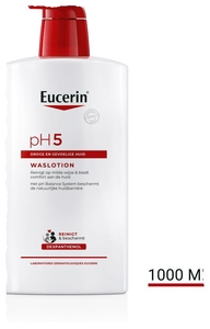 Eucerin pH5 Waslotion Droge en Gevoelige Huid met pomp Gezicht en Lichaam 1000ml