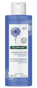 Klorane Make-Up Verwijderaar Ogen Korenbloem 200 ml