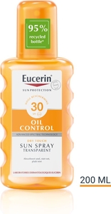 Eucerin Sun Oil Control SPF 30 Dry Touch Spray Transparent 200ml