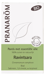 Pranarôm Parels van Essentiële Olie Ravintsara Bio 60 Parels