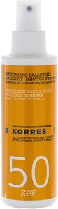 Korres Yoghurtemulsie Spray Gezicht &amp; Lichaam SPF50 150ml