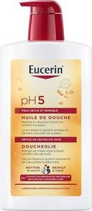 Eucerin pH5 Douche Olie Droge en Gevoelige Huid met pomp  1000ml