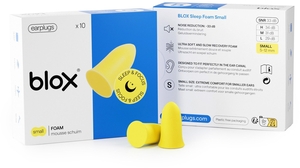 Blox Sleep Schuimrubber Small Geel 5 Paar