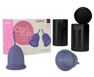 Claricup Menstruatiecup Maat 1 Duo Pack