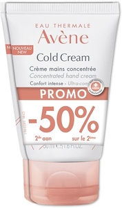Avène Cold Cream Geconcentreerde Handcrème Duo 2x50ml (2de product aan - 50%)