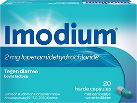 Imodium 2mg Bij Behandeling Van Diarree 20 gelules