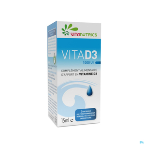 VitaD3 1000ui Vitanutrics Druppels 15 ml
