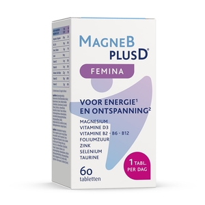 Magne B Plus D Femina 60 tabletten Nieuwe Formule