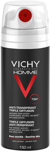 Vichy Man Deodorant Anti-Transpirant Drievoudige Spray 150ml