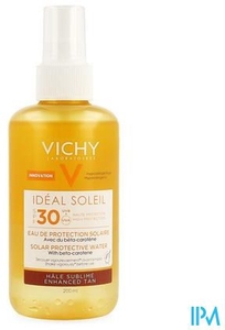 Vichy Idéal Soleil Zonbeschermend Water SPF30 Optimale Bruine Teint 200ml
