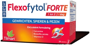 Flexofytol Forte Gewrichten Spieren Pezen Kurkuma 28 Tabletten