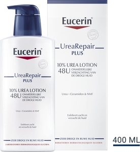 Eucerin UreaRepair Plus 10% Urea Lotion Zeer Droge en Ruwe Huid met pomp  400 ml
