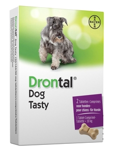 Drontal Tasty Bone 150/144/5 mg 10 kg Dog Tabl 2