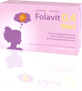 Folavit 0,4 mg Start Kinderwens 90 tabletten