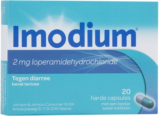 Imodium 2mg 20 gelules | Diarree - Turista
