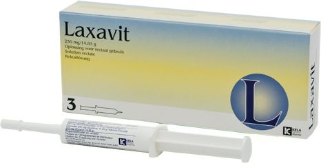 Laxavit Rectale Oplossing 3 x 12ml | Constipatie