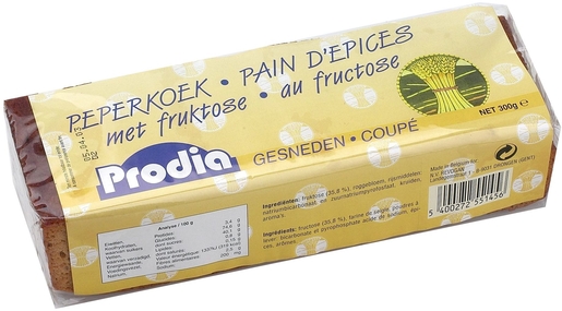 Prodia Peperkoek Met Fructose300g 5145 | Voor diabetici