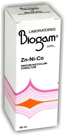Biogam Zink (Znl) Nikkel (Ni) Kobalt (Co) 60 ml | Kobalt