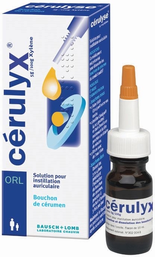 Cerulyx Solution 10ml | Mal d'oreille - Bouchons