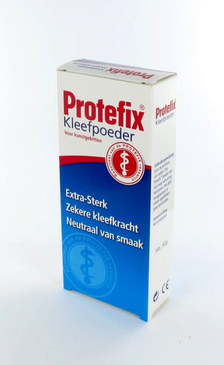 Protefix Poudre Adhésive Extra Forte 50g | Soins des prothèses et appareils