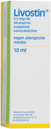 Livostin 0,5 mg/ml Spray 10ml | Neus