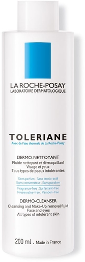 La Roche-Posay Toleriane Fluide Dermo-Nettoyant 200ml | Démaquillants - Nettoyage