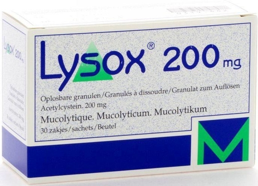 Lysox 200mg 30 Zakjes | Vette hoest