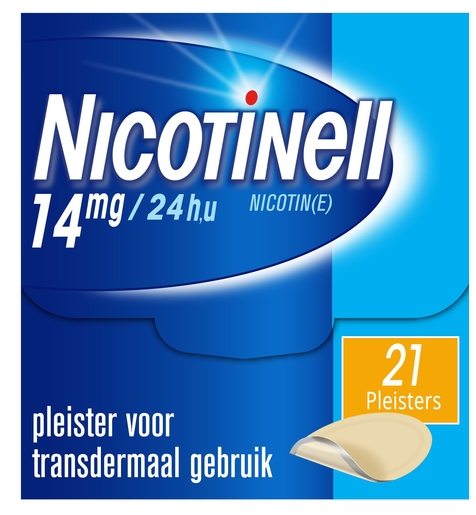 Nicotinell 14mg / 24u 21 patches | Stoppen met roken