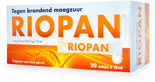 Riopan Drinkbare Suspensie 20 zakjes x10ml | Maagzuur
