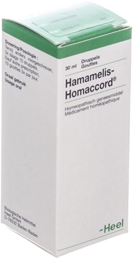 Hamamelis Homaccord Druppels 30ml Heel | Hart - Bloedsomloop